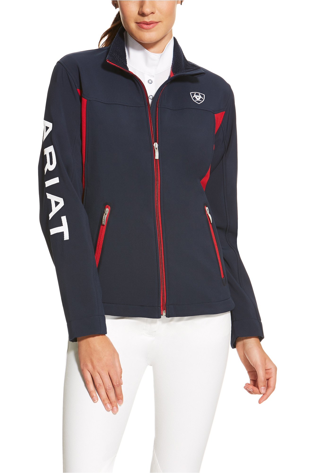 Womens navy soft shell on sale jacket